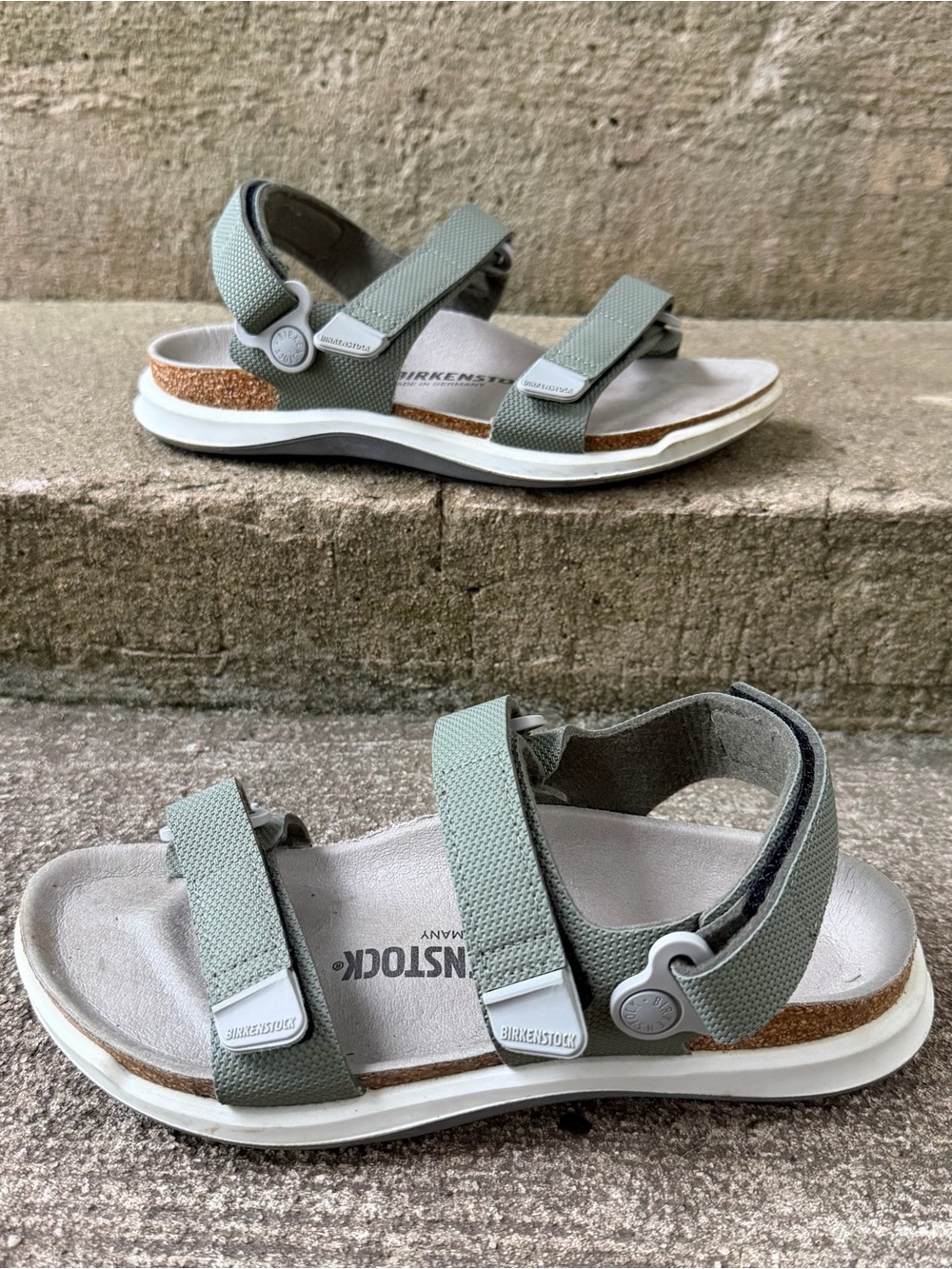 Birkenstock Kalahari Futura Khaki Hook Loop Trail Sport Sandals Women’s US5 EU36